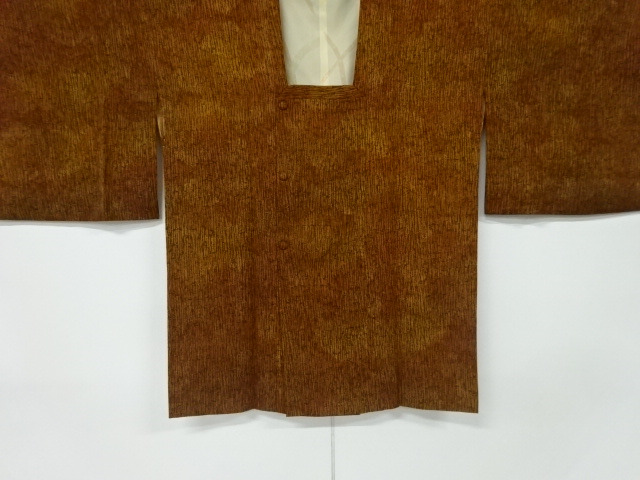 JAPANESE KIMONO / VINTAGE MICHIYUKI COAT / SILK / STRIPE